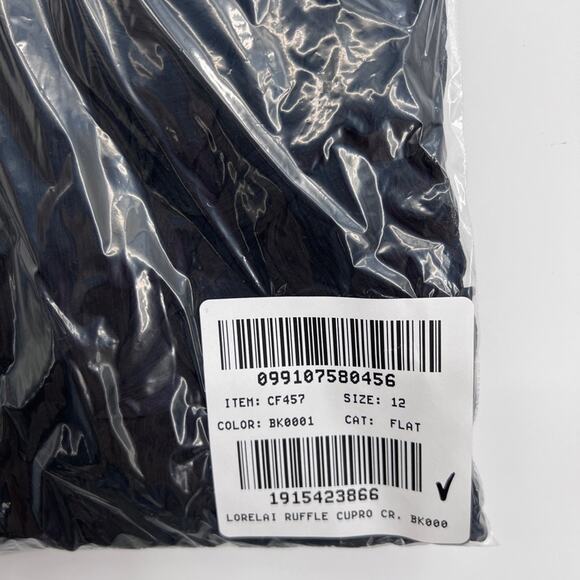 J.Crew Ruffle-front top in crinkle cupro - Picture 4 of 5